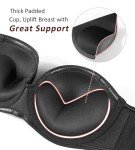 Push-Up Strapless Demi Bra with Multiway Options