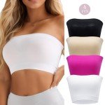 Chic Strapless Bra: Comfortable & Versatile Tube Top
