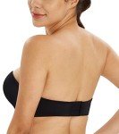 Lemorosy Women's Strapless Push-Up Anti-Slip Bra