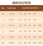 Boudaner Women's Wireless Strapless Sports Bra - Blue