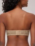 Deyllo Women's Plus Size Strapless Push-Up Bra