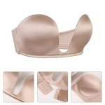 Lemorosy Women's Strapless Underwire Push-Up Bra