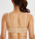 Lemorosy Women's Plus Size Strapless Push-Up Bra