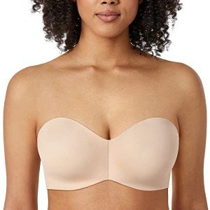 Delimira Women's Plus Size Strapless Minimizer Bra