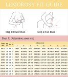 Lemorosy Women's Plus Size Strapless Push-Up Bra