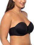 Vanity Fair Women's Strapless Full Figure Bra - Black