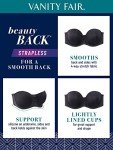 Vanity Fair Women's Strapless Full Figure Bra - Black