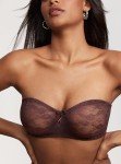 DOBREVA Women's Strapless Lace Underwire Bra 36D