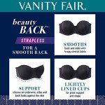 Vanity Fair Women's Strapless Full Figure Bra - Black