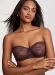 DOBREVA Women's Strapless Lace Underwire Bra 36D