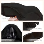 Black Strapless Padded Bralette with Adjustable Straps