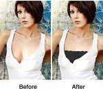 Women's Floral Lace Strapless Tube Top Bra