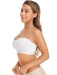 Lusait Women's Non-Slip Strapless Silicone Bandeau Bra