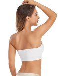 Lusait Women's Non-Slip Strapless Silicone Bandeau Bra