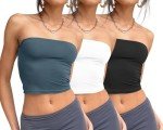 Trendy Backless Tube Crop Tops for Women