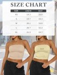 Trendy Backless Tube Crop Tops for Women