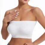 3 Pack Seamless Bandeau Bra Set for Women