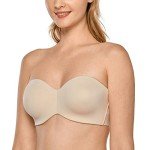 Delimira Women's Plus Size Strapless Minimizer Bra 36D