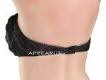 Black Disposable Bandeau Bra - 50 Ct. Pack