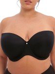 Elomi Women's Seamless Underwire Strapless Bra - Black 34G