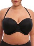 Elomi Women's Seamless Underwire Strapless Bra - Black 34G
