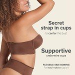 Leonisa Brown Strapless Underwire Longline Bra