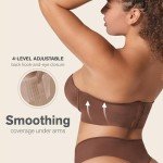 Leonisa Brown Strapless Underwire Longline Bra