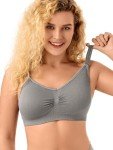 Habibee Women's Seamless Nursing Sleep Bra Pack