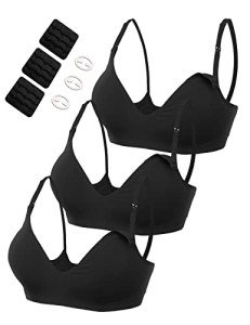 HOFISH 3-Pack Women's Wirefree Maternity Bras