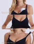 HOFISH 3-Pack Women's Wirefree Maternity Bras