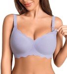Avidlove Lilac Seamless Maternity Nursing Bra