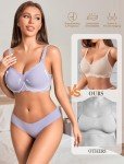 Avidlove Lilac Seamless Maternity Nursing Bra