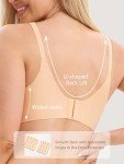 Angelhood Seamless Nursing Bras 3 Pack for Moms