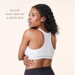 Bravado! Women's Nursing Sleep Bra - White Medium