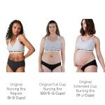 Bravado! Women's Nursing Sleep Bra - White Medium