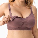 Habibee Women's Seamless Nursing Bra 3-Pack