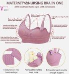 5-Pack Wireless Nursing Bra for Full Figures