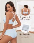 Wireless Comfort Nursing Bra for Women – Light Blue