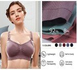 5-Pack Wireless Nursing Bra for Full Figures