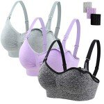 Athaelay Wirefree Padded Nursing Bra for Women