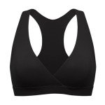 MOMANDA Seamless Nursing Bra - No Underwire, Black