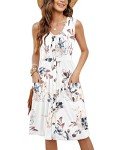 MOLERANI Women's Floral Summer Swing Dress with Pockets