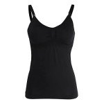 Zerodis Women's Nursing Tank Top with Bra