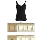 Zerodis Women's Nursing Tank Top with Bra