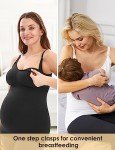 HOFISH Women's Nursing Tank Top Bra - 3 Pack