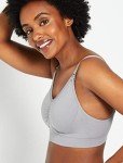Grey Seamless Clip Down Nursing Bra, X-Large