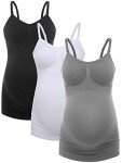 HOFISH Women's Nursing Tank Top Bra - 3 Pack
