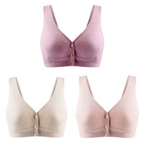 Aivtalk Maternity Seamless Nursing Bra 3-Pack