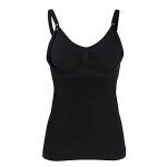 Zerodis Women's Nursing Tank Top with Bra
