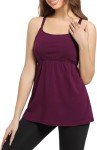 SUIEK Women's Nursing Tank Top 3-Pack Set